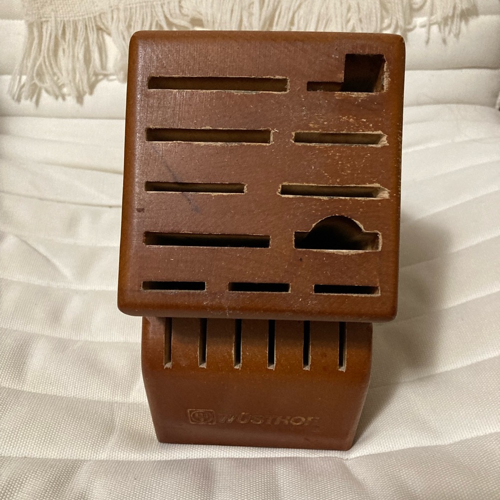 Wusthof 17-Slot Knife Storage Wooden Block